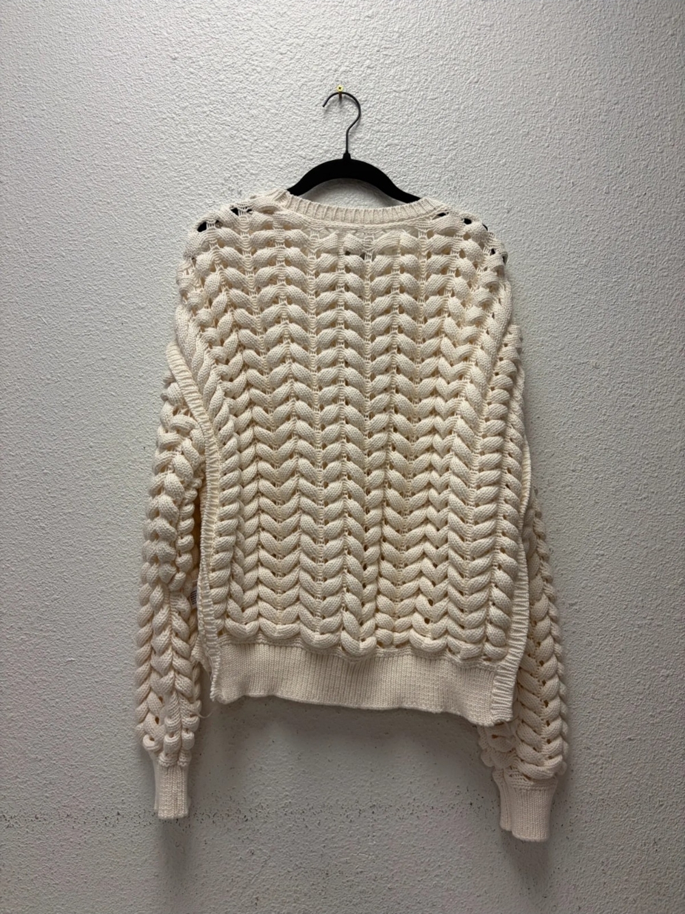 Womens Chunky Crewneck Sweater Size Medium #646 - Picture 3 of 8